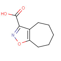 33230-32-9 5,6,7,8-Tetrahydro-4H-cyclohepta[d]isoxazole-3-carboxylic acid chemical structure