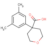 919017-08-6 4-(3,5-Dimethyl-phenyl)-tetrahydro-pyran-4-carboxylic acid chemical structure