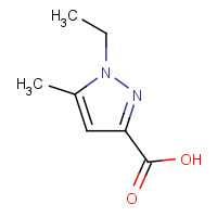 50920-46-2 1-Ethyl-5-methyl-1H-pyrazole-3-carboxylic acid chemical structure