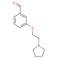 186190-91-0 3-(2-Pyrrolidin-1-yl-ethoxy)-benzaldehyde chemical structure