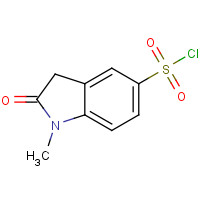 166883-20-1 1-Methyl-2-oxo-2,3-dihydro-1H-indole-5-sulfonyl chloride chemical structure