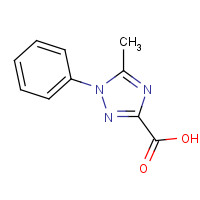 1016-57-5 5-Methyl-1-phenyl-1H-[1,2,4]triazole-3-carboxylic acid chemical structure