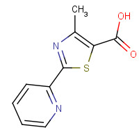 34418-48-9 2-(2-Pyridyl)-4-methylthiazole-5-carboxylic acid chemical structure