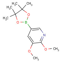 1083168-92-6 2,3-Dimethoxy-5-(4,4,5,5-tetramethyl-1,3,2-dioxaborolan-2-yl)pyridine chemical structure
