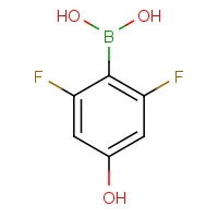 957065-87-1 2,6-Difluoro-4-hydroxyphenylboronic acid chemical structure