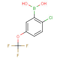 1022922-16-2 2-Chloro-5-(trifluoromethoxy)phenylboronic acid chemical structure