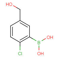 1003042-59-8 2-Chloro-5-hydroxymethylphenylboronic acid chemical structure