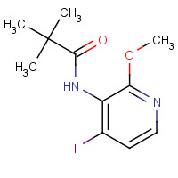 131653-62-8 N-(4-Iodo-2-methoxypyridin-3-yl)pivalamide chemical structure