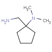 164642-21-1 N-[1-(Aminomethyl)cyclopentyl]-N,N-dimethylamine chemical structure