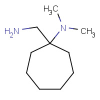 495078-29-0 N-[1-(Aminomethyl)cycloheptyl]-N,N-dimethylamine chemical structure