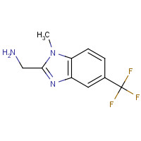 828241-99-2 [1-Methyl-5-(trifluoromethyl)-1H-benzimidazol-2-yl]methylamine chemical structure