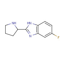 885277-90-7 5-Fluoro-2-pyrrolidin-2-yl-1H-benzimidazole chemical structure