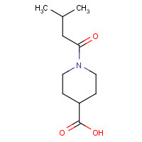 926238-85-9 1-(3-Methylbutanoyl)piperidine-4-carboxylic acid chemical structure