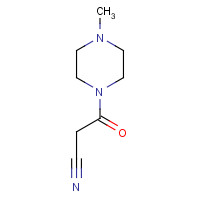 15029-34-2 3-(4-Methylpiperazin-1-yl)-3-oxopropanenitrile chemical structure