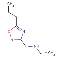 915925-27-8 N-[(5-Propyl-1,2,4-oxadiazol-3-yl)methyl]-ethanamine chemical structure