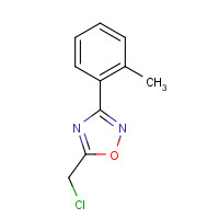 60580-24-7 5-(Chloromethyl)-3-(2-methylphenyl)-1,2,4-oxadiazole chemical structure