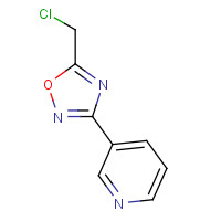 15328-03-7 3-[5-(Chloromethyl)-1,2,4-oxadiazol-3-yl]pyridine chemical structure