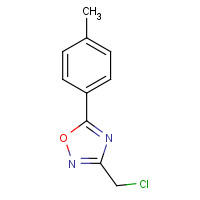 73217-33-1 3-(Chloromethyl)-5-(4-methylphenyl)-1,2,4-oxadiazole chemical structure