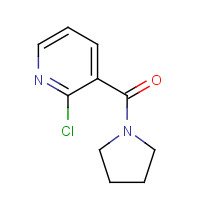 60597-68-4 2-Chloro-3-(pyrrolidin-1-ylcarbonyl)pyridine chemical structure