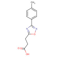 94192-17-3 3-[3-(4-Methylphenyl)-1,2,4-oxadiazol-5-yl]-propanoic acid chemical structure