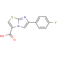912770-37-7 6-(4-Fluorophenyl)imidazo[2,1-b][1,3]thiazole-3-carboxylic acid chemical structure