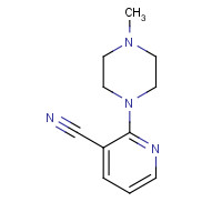 52943-14-3 2-(4-Methylpiperazin-1-yl)nicotinonitrile chemical structure