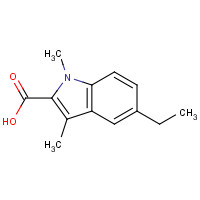 928707-70-4 5-Ethyl-1,3-dimethyl-1H-indole-2-carboxylic acid chemical structure