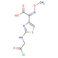64486-18-6 (2Z)-{2-[(Chloroacetyl)amino]-1,3-thiazol-4-yl}(methoxyimino)acetic acid chemical structure
