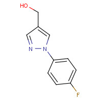 153863-34-4 [1-(4-Fluorophenyl)-1H-pyrazol-4-yl]methanol chemical structure