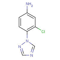 856452-74-9 3-Chloro-4-(1H-1,2,4-triazol-1-yl)aniline chemical structure