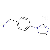883291-45-0 1-[4-(2-Methyl-1H-imidazol-1-yl)phenyl]methanamine chemical structure