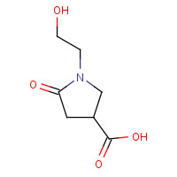 43094-95-7 1-(2-Hydroxyethyl)-5-oxopyrrolidine-3-carboxylic acid chemical structure
