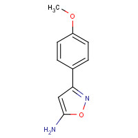 86685-98-5 3-(4-Methoxyphenyl)isoxazol-5-amine chemical structure
