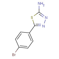 13178-12-6 5-(4-Bromophenyl)-1,3,4-thiadiazol-2-amine chemical structure