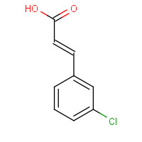 14473-90-6 (2E)-3-(3-Chlorophenyl)acrylic acid chemical structure