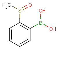 850567-97-4 (2-Methylsulfinylphenyl)boronic acid chemical structure
