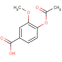 10543-12-1 4-(Acetyloxy)-3-methoxybenzoic acid chemical structure