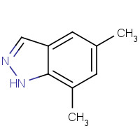 43067-41-0 5,7-Dimethyl-1H-indazole chemical structure