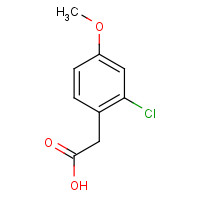 91367-09-8 (2-Chloro-4-methoxyphenyl)acetic acid chemical structure