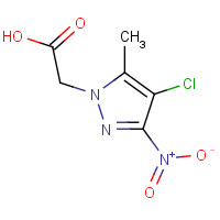 351996-53-7 (4-Chloro-5-methyl-3-nitro-1H-pyrazol-1-yl)-acetic acid chemical structure