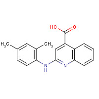 171204-19-6 2-[(2,4-Dimethylphenyl)amino]quinoline-4-carboxylic acid chemical structure