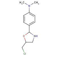 17996-49-5 N-{4-[5-(Chloromethyl)-1,3-oxazolidin-2-yl]-phenyl}-N,N-dimethylamine chemical structure