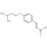 20718-99-4 (2E)-3-[4-(3-Methylbutoxy)phenyl]acrylic acid chemical structure