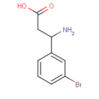 275826-35-2 3-Amino-3-(3-bromophenyl)propanoic acid chemical structure