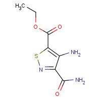 54968-74-0 Ethyl 4-amino-3-(aminocarbonyl)isothiazole-5-carboxylate chemical structure
