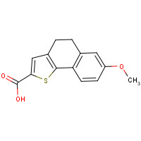 78554-65-1 7-Methoxy-4,5-dihydronaphtho[1,2-b]thiophene-2-carboxylic acid chemical structure