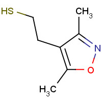 915923-05-6 2-(3,5-Dimethylisoxazol-4-yl)ethanethiol chemical structure