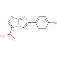 912770-34-4 6-(4-Chlorophenyl)imidazo[2,1-b][1,3]thiazole-3-carboxylic acid chemical structure