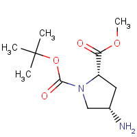121148-01-4 1-tert-Butyl 2-methyl (2S,4S)-4-aminopyrrolidine-1,2-dicarboxylate chemical structure
