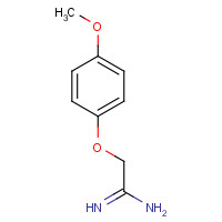 133915-35-2 2-(4-Methoxyphenoxy)ethanimidamide chemical structure